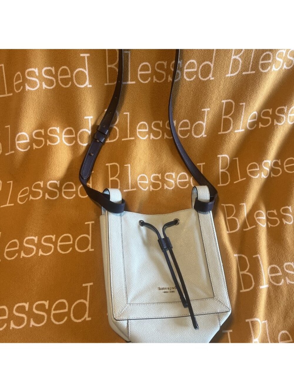 Kate Spade NY Grab Small Bucket Crossbody Blue Glow Turquoise Multi